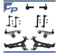 Braccio Set Frontale per Alfa Romeo 156 147 10 Parti Giunto sferico Asta/Puntone