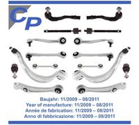 Braccio Set Frontale per Audi A5 8T3 8F3 8TA 16 Parti 11/09 - 08/11