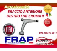 BRACCIO SOSPENSIONE ANT. DESTRO FRAP FIAT CROMA II DA 2005 AL 2011 CON TESTINA
