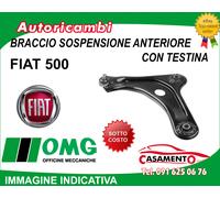 BRACCIO SOSPENSIONE ANTERIORE DESTRO CON TESTINA - FIAT 500 DAL 1991 AL 1998