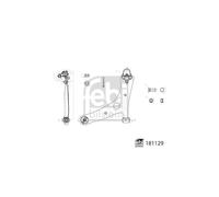 Braccio Sospensione Anteriore Sinistro Toyota RAV 4 II 48069-42040S1