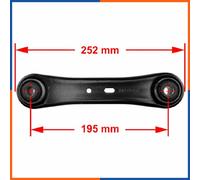 Braccio Sospensione Posteriore Inferiore per FORD | 96FR08512, 3473, 36733, 4...