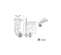 Braccio Sospensione Posteriore Lato Per Toyota C-HR Van Corolla Prius PHV Yaris