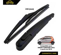Smartworldwide Braccio spazzola tergicristallo posteriore per Smart Forfour (453) - Pinze