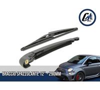 BRACCIO SPAZZOLANTE FIAT 500 DAL 2007 12" 290mm BRACCIO TERGILUNOTTO + SPAZZOLA