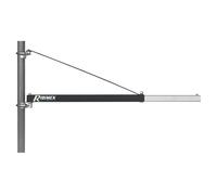 Braccio girevole estensibile 1,10 m bandiera orientabile fino 600kg per paranco