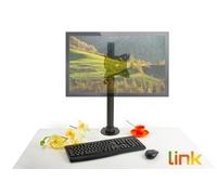 Link Braccio supporto da tavolo con morsa per monitor 13-27" 360° Portata 10 kg VESA 75×75/100×100