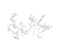 BRACCIO SX SOLLEVAMENTO PIA. CD95QF VNGA ORIGINALE STIGA - 387106287/0