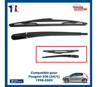 Braccio Tergicristallo Occhiali Posteriore per Peugeot 206 (2A/C) 1998 2009 -
