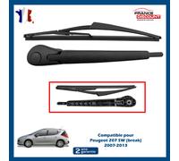 Braccio Tergicristallo Occhiali Posteriore per Peugeot 207 SW (Break) - 6423.91