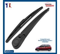 Braccio Tergicristallo Posteriore per Renault Megane Scénic I 1996-2003 Nero