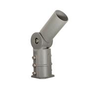 Braccio testa palo regolabile per lampade stradali da 60mm