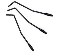 Braccio tremolo con filettatura da 5 mm, 3 pezzi, per chitarra elettrica Fender Stratocaster, sistema tremolo nero