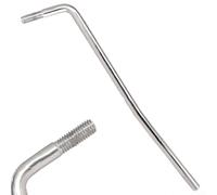 Braccio tremolo in metallo per Whammy Bar da 6 mm, leva di ricambio a vite, compatibile con ponte tremolo per chitarra elettrica (argento)