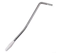 Braccio tremolo per chitarra elettrica, 5 mm, per Whammy Bar, compatibile con chitarra Strat, leva in metallo con punta nera o bianca, bianco