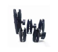 Braccio universale corto/medio lungo a doppia presa in nylon compatibile con il supporto Ram da 1 pollice