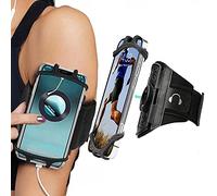 Braccio universale da corsa, rotazione di 360 gradi per rimuovere il supporto del telefono cellulare, adatto per iPhone 11 12 X Xr Xs Max 11/12 Pro Samsung S9+ S10+ Plus