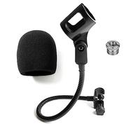Braccio universale per microfono: supporto flessibile per audio chiaro e facile montaggio a morsetto da scrivania