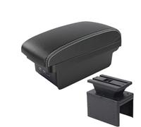 Braccio Vano Portaoggetti Bracciolo Universale Per Auto Modello Centrale Accessori Supporto Per Parti Di Adattamento Interne(B3 Black white 3 USB)