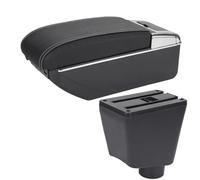 Braccio Vano Portaoggetti Per Captur Per Clio 3 III IV Bracciolo Box Auto Accessorio Parti Di Stoccaggio Interni Dedicati Retrofit(B3 Black white 7USB)