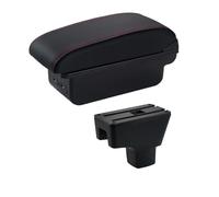 Braccio Vano Portaoggetti Per Suzuki SX4 Bracciolo Per Auto Accessori Per La Modifica Degli Interni Scatola Portaoggetti Dettagli USB(C1 Red Line USB)