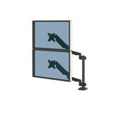Braccio verticale a doppio schermo Fellowes Platinum Series - Nero - Nouvo