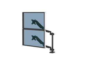 Braccio verticale a doppio schermo Fellowes Platinum Series - Nero - Nouvo