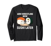 Braccio wrestling ora sushi più tardi palestra bro allenamento Maglia a Manica