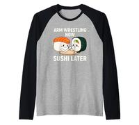 Braccio wrestling ora sushi più tardi palestra bro allenamento Maglia con Maniche Raglan
