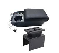 Braccioli Auto Accessori Interni Per Portabicchieri Portaoggetti A Doppio Strato Modello Box Bracciolo Universale Per Auto Box Bracciolo Centrale(W1 Fast charging)