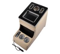 Braccioli Auto Per Benz Per Vito Per Kasten Per Mixto Per Tourer Box Bracciolo LED Luce Centrale Nero Beige Bracciolo Centrale(Beige)