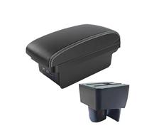 Braccioli Auto Per Chevrolet Per Tracker 2025 Bracciolo Interni Modifica Aggiornamento Scatola Immagazzinaggio A Doppio Strato Console Centrale Con USB Bracciolo Centrale(B3 Black white 3 USB)