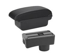 Braccioli Auto Per Citroen C1 2012-2019 Accessori Per Scatola Di Immagazzinaggio Delle Parti Retrofit Bracciolo Centrale(C3 Black white NOUSB)