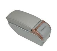 Braccioli Auto Per Civic Per Ep3 Box Bracciolo Parti Retrofit Console Centrale Spazio Archiviazione Speciale Poggiagomito Auto Con USB Bracciolo Centrale(A-Gray)