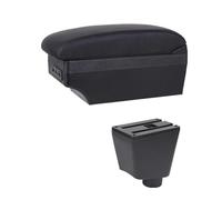 Braccioli Auto Per Clio Per Captur Per Clio1 Per Clio2 Per Clio3 Per 4 Per RS Per Bracciolo Scatola Auto Portabicchieri Posacenere Accessorio USB Bracciolo Centrale(E1 Black Line)