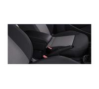 Braccioli Auto Per Fiat Per Panda II Modello Scatola Portaoggetti A Doppio Bracciolo Vano Cruscotto Auto Con Portabicchieri Porta USB Bracciolo Centrale(A-Black red line)