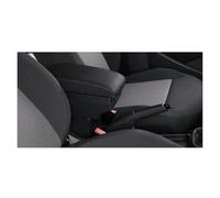 Braccioli Auto Per Fiat Per Panda II Modello Scatola Portaoggetti A Doppio Bracciolo Vano Cruscotto Auto Con Portabicchieri Porta USB Bracciolo Centrale(C-Black black line)