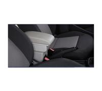 Braccioli Auto Per Fiat Per Panda II Modello Scatola Portaoggetti A Doppio Bracciolo Vano Cruscotto Auto Con Portabicchieri Porta USB Bracciolo Centrale(B-Gray)