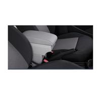 Braccioli Auto Per Fiat Per Panda II Modello Scatola Portaoggetti A Doppio Bracciolo Vano Cruscotto Auto Con Portabicchieri Porta USB Bracciolo Centrale(C-Gray)