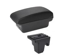 Braccioli Auto Per Ford Per Focus 3 2013 2014 Box Bracciolo Accessori Auto Interni Portaoggetti USB A Pagamento Bracciolo Centrale(B-Black black line)