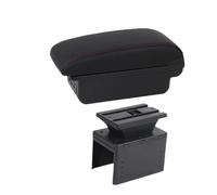 Braccioli Auto Per Ford Per Focus Per C-max Bracciolo Per Auto Scatola Portaoggetti Centrale Retrofit Interno Con Accessori Per USB Bracciolo Centrale(B1 red line 3USB)