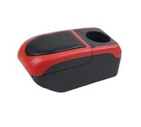 Braccioli Auto Per Ford Per Focus3 Mk3 2011-2021 Box Bracciolo Accessori Interni Per Il Centrale Ampio Spazio Dual Layer USB Bracciolo Centrale(A3 black-red 6USB)