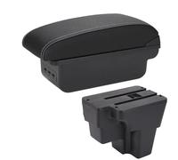 Braccioli Auto Per Kia Per Rio Per Stonic 2015-2020 2021 2022 Bracciolo Cerato Europa Sud Retrofit Parti Scatola Di Immagazzinaggio(B Black white 3USB)