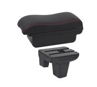 Braccioli Auto Per MG 3 Per MG3 Bracciolo Centrale Scatola Portaoggetti Accessori Retrofit Interni(LHD A Black red)