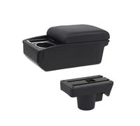 Braccioli Auto Per Opel Per Astra Per H Per Il Supporto 2008-2011 Bracciolo Centrale Console Scatola Immagazzinaggio Con La Tazza Accessori Interni Auto Box Bracciolo Centrale(Black stitching)