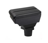 Braccioli Auto Per Opel Per Corsa F Scatola Bracciolo Portaoggetti Pannello Controllo Centrale Supporto Gomito Conducente Box Bracciolo Centrale(C-Black white line)