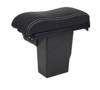 Braccioli Auto Per Peugeot 2008 2012-2018 Scatola Di Immagazzinaggio Per Auto Con Ricarica USB Dettagli Interni Accessori Bracciolo Centrale(A Black white 3USB)
