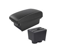 Braccioli Auto Per VW Per Polo 2002-2006 2007 2008 2009 Scatola Braccioli Auto Accessori Stoccaggio Installazione Semplice Bracciolo Centrale(B2 Black line 3 USB)