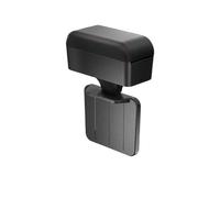 Braccioli Auto Scatola Portaoggetti Universale Bracciolo Auto Console Centrale Regolabile Sollevabile Con Portabicchieri Adatto Accessori Interni Bracciolo Centrale(Black-Red 1pc)