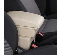 Braccioli Organizer Compatibile Con Clio 4 Per Clio Per Captur 2015 2016 2017 2018 Console Centrale Bracciolo Box Accessori Auto Scatola Portaoggetti Portacenere USB(B4 Beige)